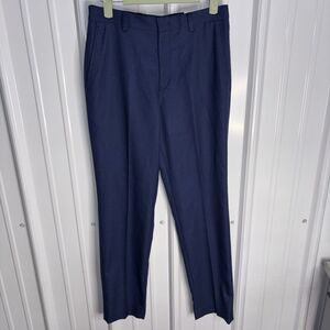 Ralph Lauren Boys 16 R 28in Navy Blue Dress Slacks NWT